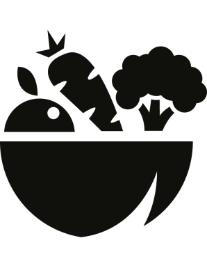 Sticker panier de légumes