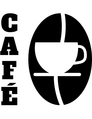 Sticker Boisson café