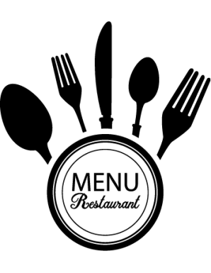 Sticker restauration menu