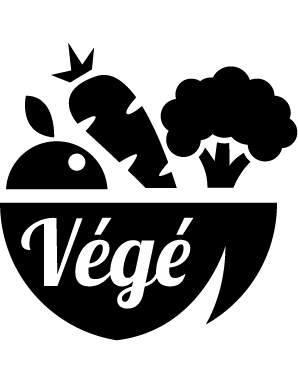 Sticker végétarien légumes