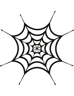 Sticker toile d'araignée