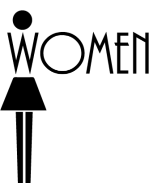 Sticker symbole femme