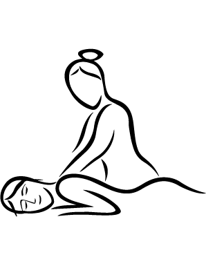Sticker massage du dos